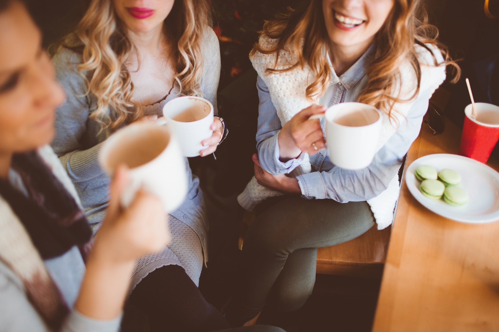 Coffee time with girlfriends